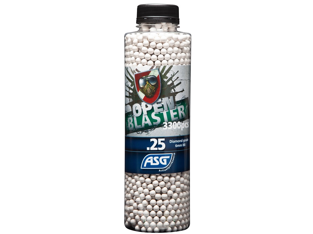 ASG Open Blaster Airsoft Bio BB 6mm 0.25 gram verpakking 3300